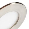 Ramek ceiling light, recessed light LED matt nickel, 3-light sources
