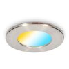 Ramek ceiling light, recessed light LED matt nickel, 3-light sources