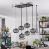 Oravi hanging light, pendant light black, 6-light sources
