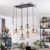 Koyoto hanging light, globe light, pendant light Amber, 6-light sources