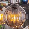 Koyoto hanging light, globe light, pendant light Amber, clear, Smoke-coloured, 6-light sources