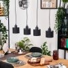 Bassagoda hanging light, pendant light Ecru, black, 4-light sources