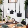 Bassagoda hanging light, pendant light Ecru, black, 4-light sources