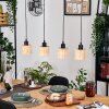 Cavaca hanging light, pendant light Ecru, black, 4-light sources