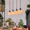 Cavaca hanging light, pendant light Ecru, black, 4-light sources