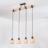 Cavaca hanging light, pendant light Ecru, black, 4-light sources