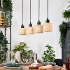 Cavaca hanging light, pendant light Ecru, black, 4-light sources