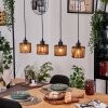Cando hanging light, pendant light Ecru, black, 4-light sources