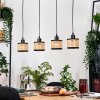 Ramila hanging light, pendant light Ecru, black, 4-light sources