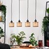 Barcos hanging light, pendant light Ecru, black, 4-light sources