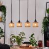 Barcos hanging light, pendant light Ecru, black, 4-light sources