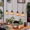 Barcos hanging light, pendant light Ecru, black, 4-light sources