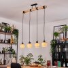 Bongal hanging light, pendant light Ecru, black, 4-light sources