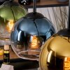 Koyoto hanging light, globe light, pendant light Ecru, black, 4-light sources
