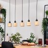 Cavaca hanging light, pendant light Ecru, black, 5-light sources