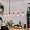Cavaca hanging light, pendant light Ecru, black, 5-light sources