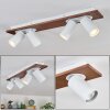 Dalan ceiling light, ceiling spotlight LED Ecru, white, 4-light sources