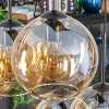 Koyoto hanging light, globe light, pendant light Amber, 6-light sources