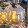 Koyoto hanging light, globe light, pendant light Amber, 6-light sources
