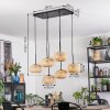 Bauro hanging light, pendant light Ecru, 6-light sources