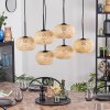 Bauro hanging light, pendant light Ecru, 6-light sources
