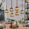 Koyoto hanging light, globe light, pendant light Smoke-coloured, 6-light sources