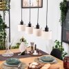 Bassagoda hanging light, pendant light Ecru, black, 4-light sources