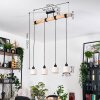 Bassagoda hanging light, pendant light Ecru, black, 4-light sources