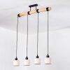 Bassagoda hanging light, pendant light Ecru, black, 4-light sources