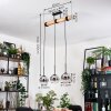 Koyoto hanging light, globe light, pendant light Ecru, black, 3-light sources