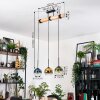 Koyoto hanging light, globe light, pendant light Ecru, black, 3-light sources