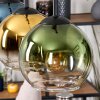 Koyoto hanging light, globe light, pendant light Ecru, black, 3-light sources