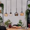 Koyoto hanging light, globe light, pendant light Ecru, black, 4-light sources