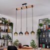 Koyoto hanging light, globe light, pendant light Ecru, black, 4-light sources