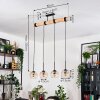 Koyoto hanging light, globe light, pendant light Ecru, black, 4-light sources
