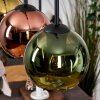 Koyoto hanging light, globe light, pendant light Ecru, black, 4-light sources