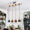 Koyoto hanging light, globe light, pendant light Ecru, black, 4-light sources