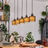 Bassagoda hanging light, pendant light Ecru, black, 5-light sources