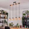 Granja hanging light, pendant light Ecru, black, 4-light sources