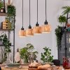 Granja hanging light, pendant light Ecru, black, 4-light sources
