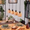 Granja hanging light, pendant light Ecru, black, 4-light sources