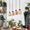 Granja hanging light, pendant light Ecru, black, 4-light sources