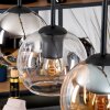 Koyoto hanging light, globe light, pendant light Ecru, black, 4-light sources