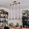 Koyoto hanging light, globe light, pendant light Ecru, black, 4-light sources