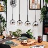 Koyoto hanging light, globe light, pendant light Ecru, black, 4-light sources