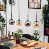 Koyoto hanging light, globe light, pendant light Ecru, black, 4-light sources