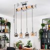 Koyoto hanging light, globe light, pendant light Ecru, black, 4-light sources
