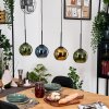 Koyoto hanging light, globe light, pendant light Ecru, black, 4-light sources
