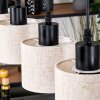 Bassagoda hanging light, pendant light Ecru, black, 5-light sources