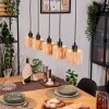 Granja hanging light, pendant light Ecru, black, 5-light sources